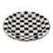 24 Packs: 10 ct. (240 total) 7" Black & White Checkered Snack Plates by Celebrate It™